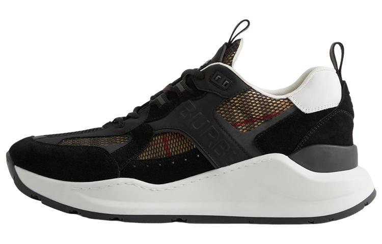 Burberry Burberry Embossed Mesh Sneakers Black