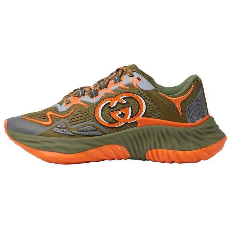 GUCCI Ripple Low top Casual Shoes Men's Green