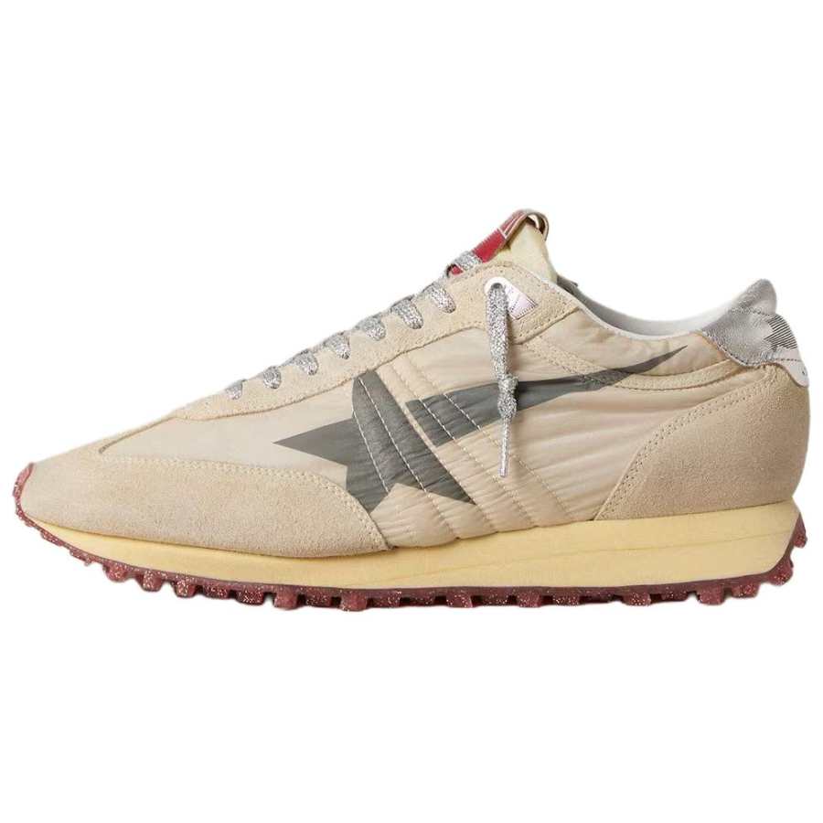 Golden Goose Marathon Running Low top Casual Shoes 2.5cm Men's Beige