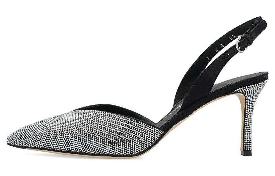 Ferragamo FERRAGAMO Crystal Embellished Slingback Pumps