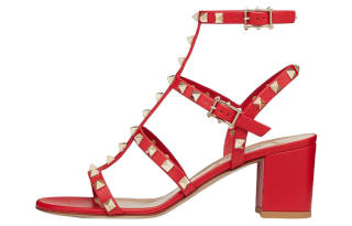 Valentino Rockstud Stylish Sandal Women's Red