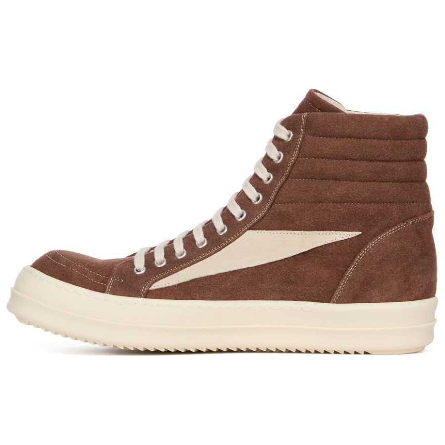Rick Owens DRKSHDW High top Skateboard Shoes Men's Brown