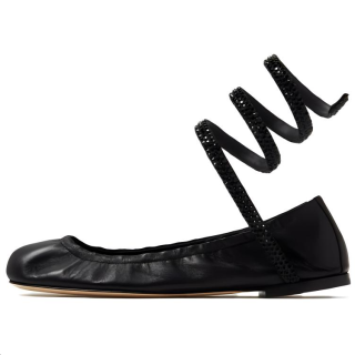 RENE CAOVILLA René Caovilla Cleo Crystal-embellished Ballerina Shoes