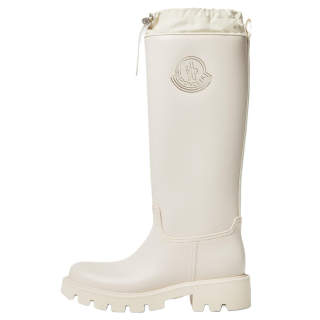 Moncler Kickstream Rain Boots Women's White