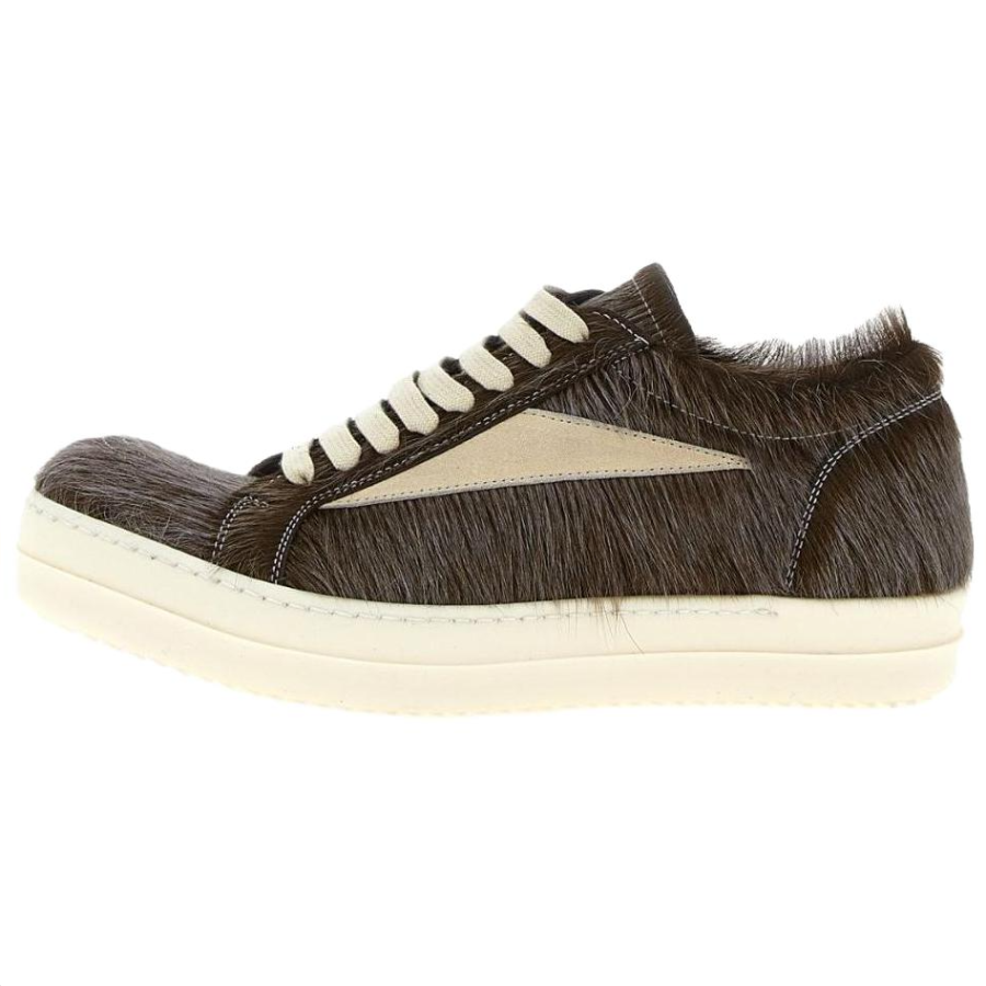 RICK OWENS RICK OWENS/RO Vintage Sneaks Low top Skateboard Shoes Men's Brown