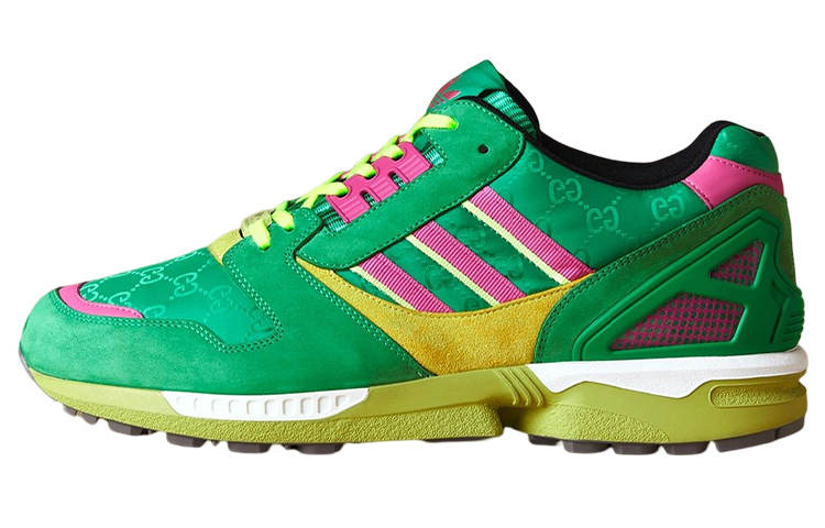 GUCCI Adidas X GUCCI ZX 8000 Green GG Monogram