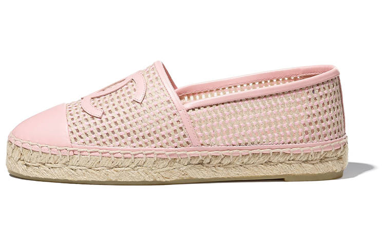 CHANEL CHANEL Espadrilles Women's Light Pink Red
