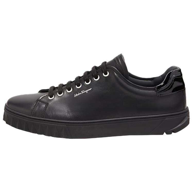 Ferragamo FERRAGAMO Cube Leather Sneakers