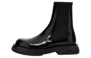 JIL SANDER Chunky Leather Chelsea Boots