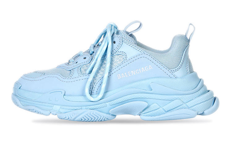 Balenciaga Triple S Mesh Kids Lifestyle Shoes Sky Blue Kids'