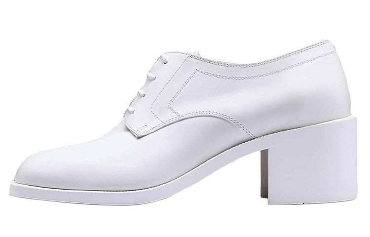 Maison Margiela Tabi Chunky Heel High Heels Women's White