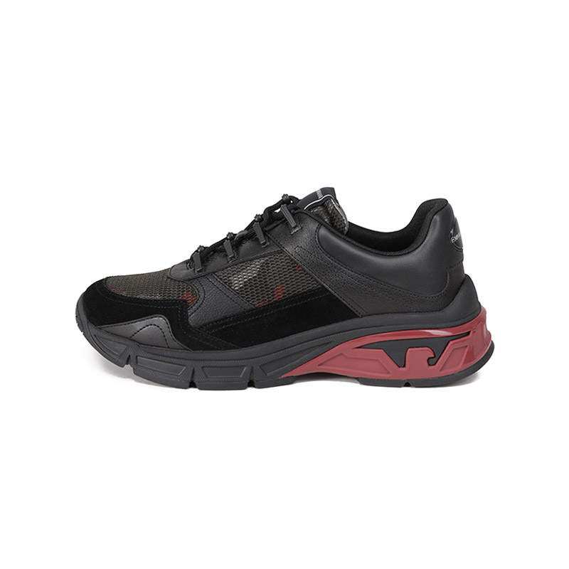 EMPORIO ARMANI Low top Casual Shoes Men's Black