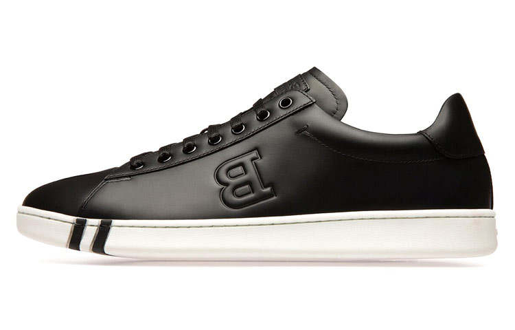 BALLY Low top Stylish Skateboarding Shoes Men's Black