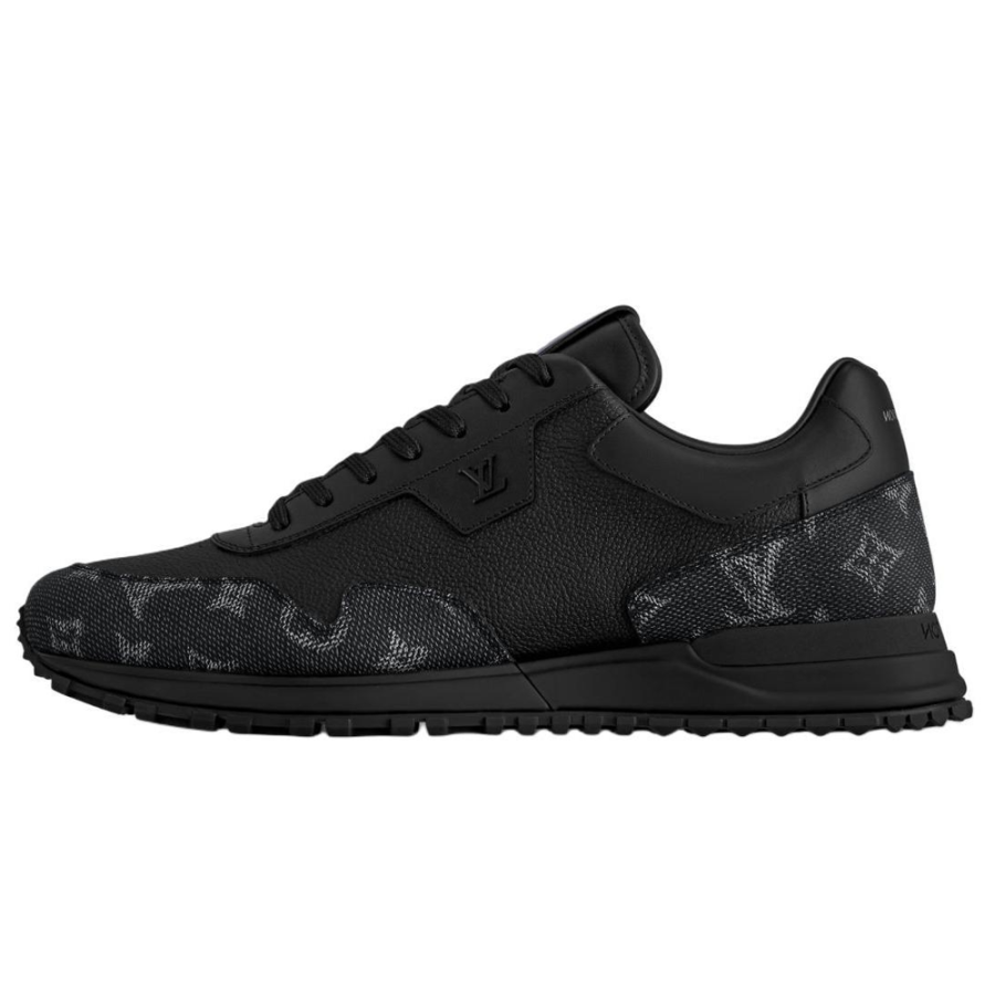 LOUIS VUITTON Run Away 2025 Spring Men's Collection Cow Leather Low top Casual Shoes Men's Black