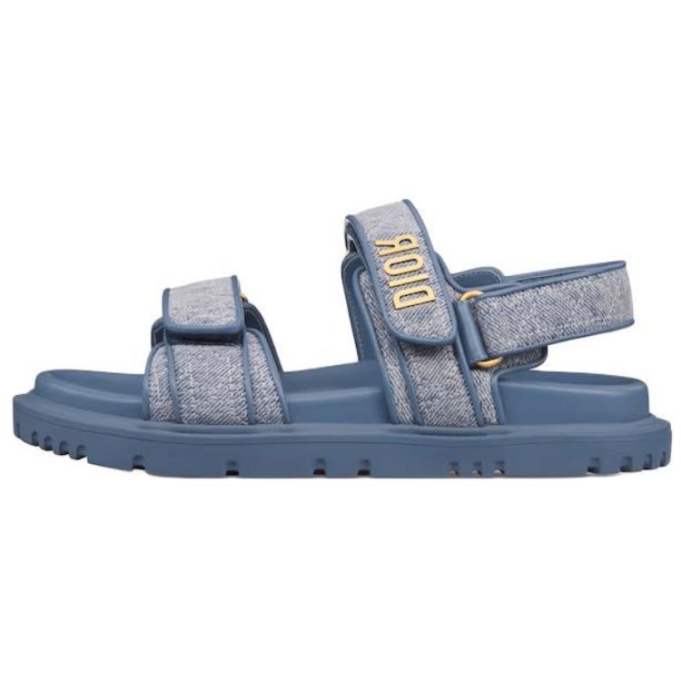 DIOR DIOR Dioract One Strap Sandals Women's Blue