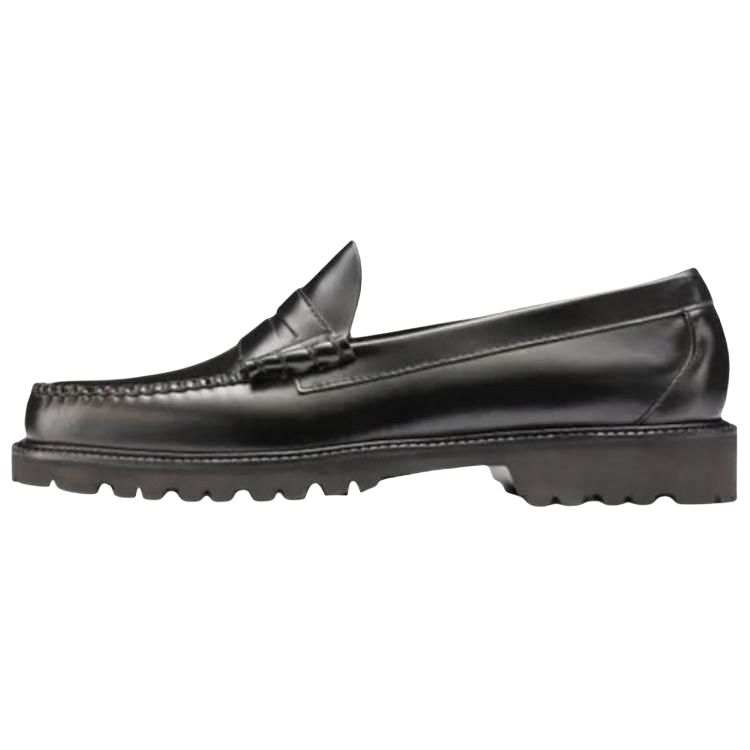 G.H. Bass & Co. Larson Lug Leather Loafers Men's Black