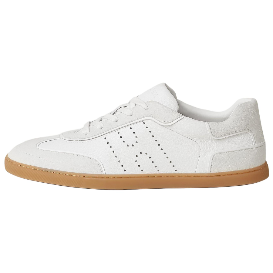 HERMES Match Low top Skateboard Shoes 1.7cm Men's White