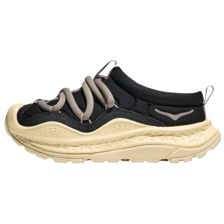 HOKA ONE ONE Ora Primo Slip Resistant Support Thermal Low top Casual Shoes Unisex Black Yellow