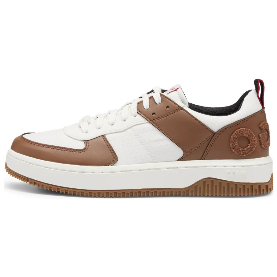 HUGO BOSS Abrasion Resistant Abrasion Resistant Low top Skateboard Shoes Men's Light Umber