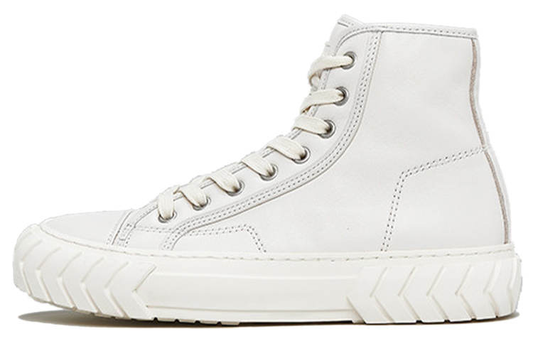 Both Both Canvas Shoes Women's High Top White