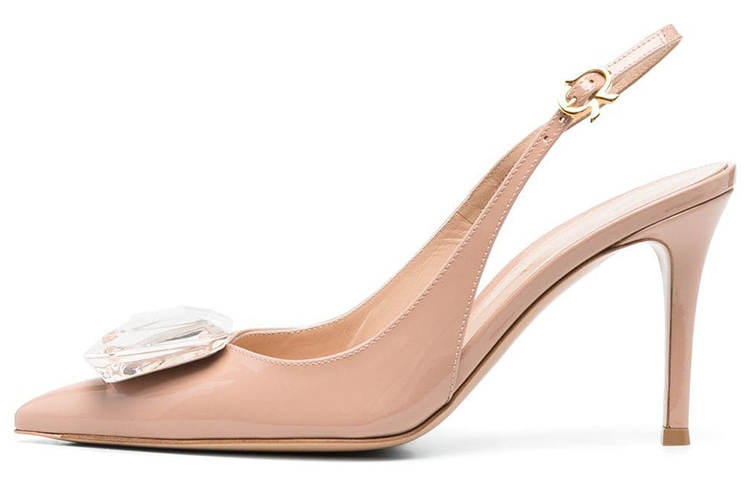 GIANVITO ROSSI Jewel-detail 95mm Stiletto Pumps