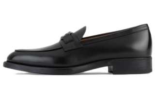 Giorgio Armani Logo-plaque Detail Loafers