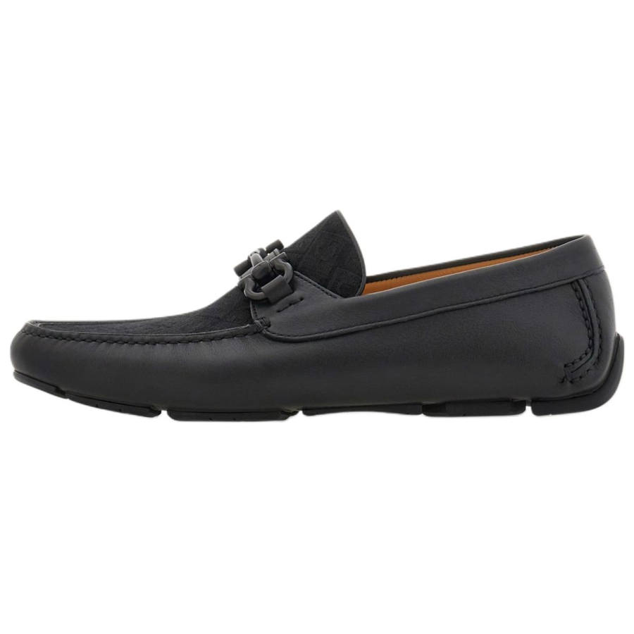 Ferragamo FERRAGAMO Gancini Loafers Men's Black