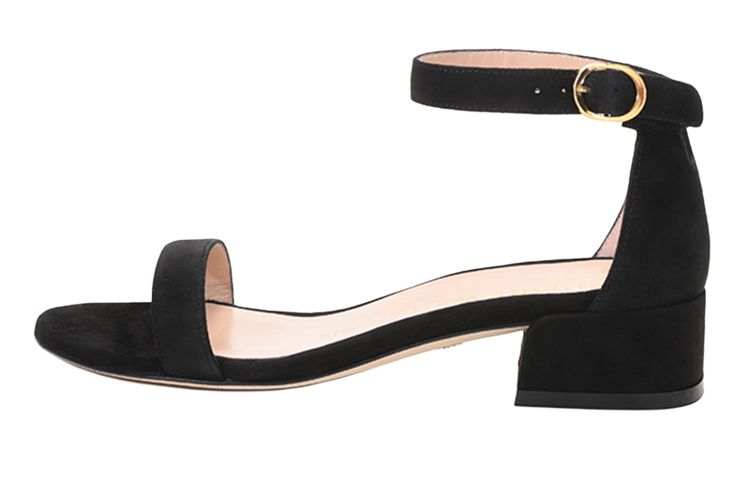 Stuart Weitzman Stuart Weitzman/SW Suede Sports Sandals Women's Black