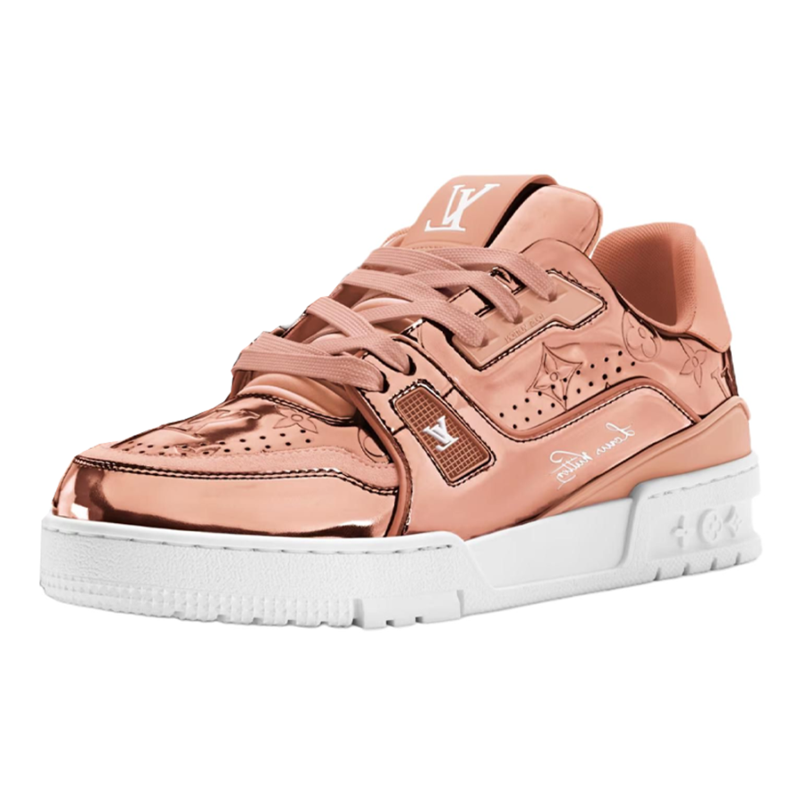 LOUIS VUITTON Trainer Low top Skateboard Shoes Women's Copper