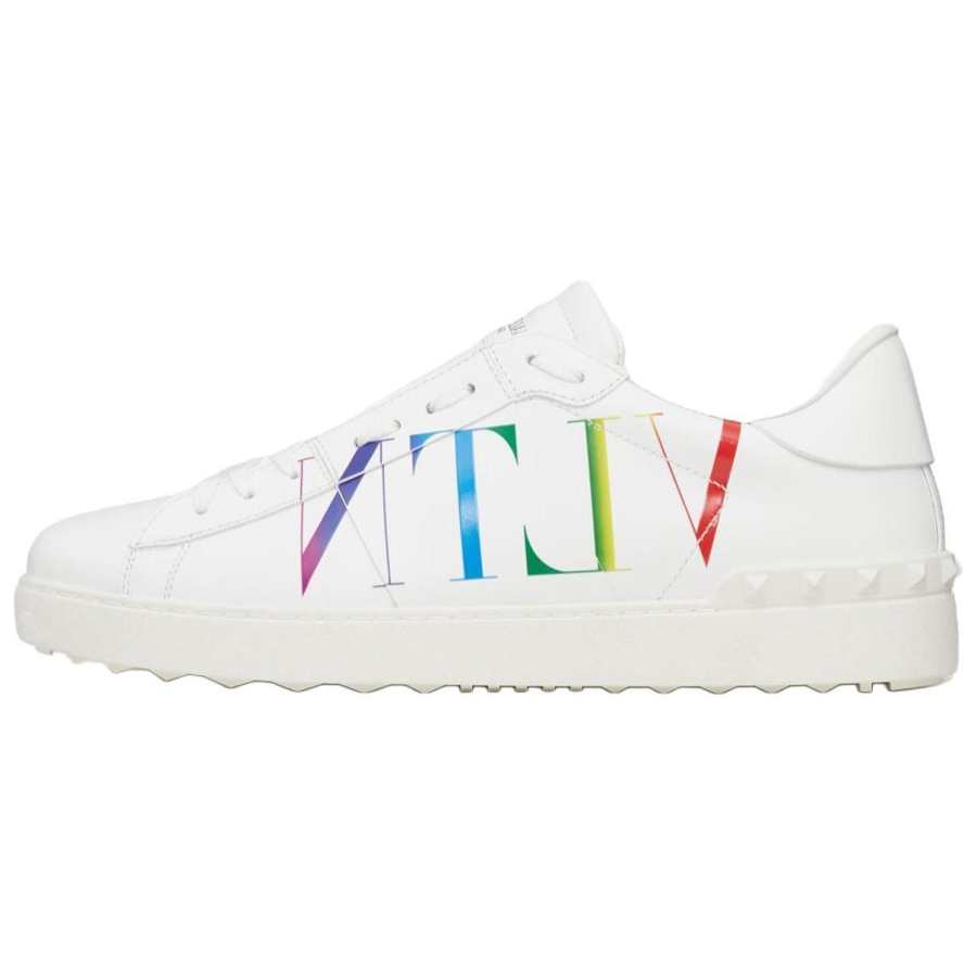 Valentino Valentino Open Sneaker 'Logo Print - White Multi'