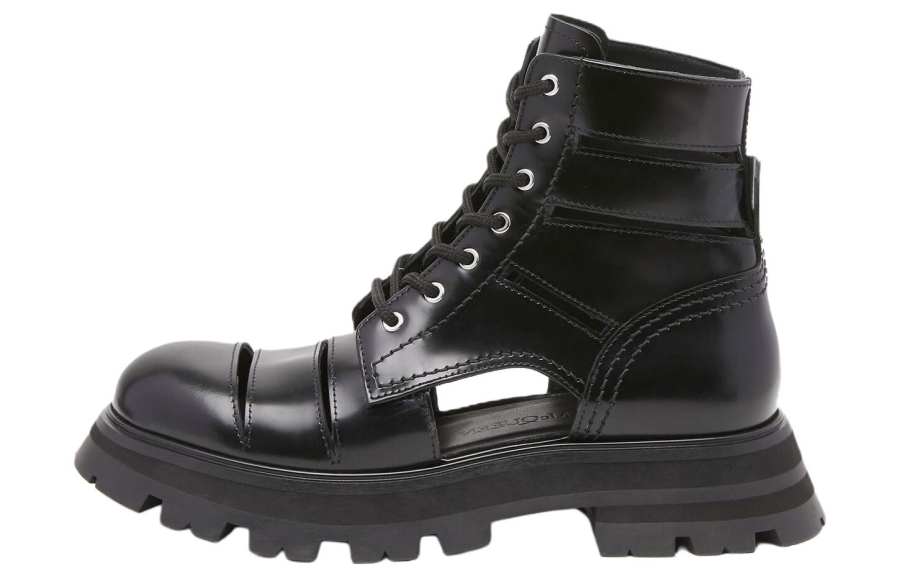 Alexander McQueen Lace Up Ankle Boots Women's