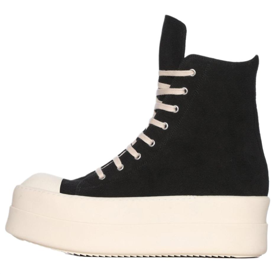 Rick Owens DRKSHDW High top Skateboard Shoes Women's Black
