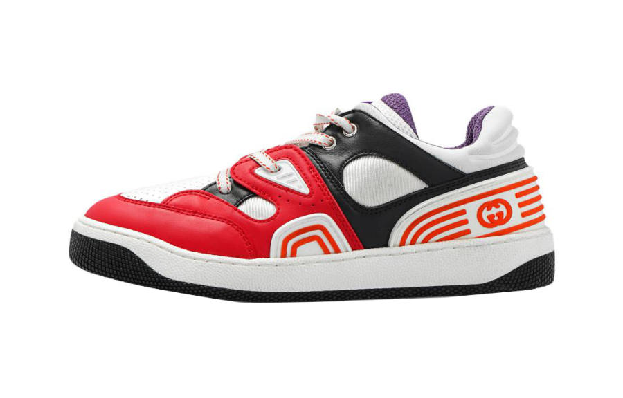 GUCCI Kids Basket Lace-up Sneakers