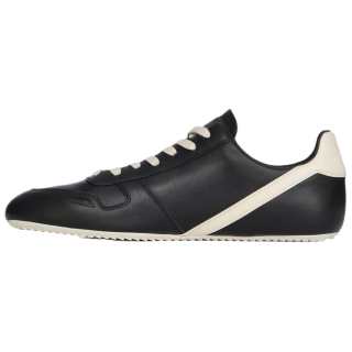 RICK OWENS/RO RUNNER Collection Cow Leather Low top Casual Shoes Women's Black