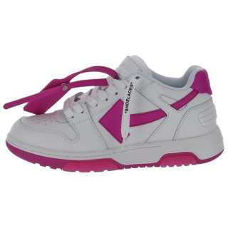 OFF-WHITE OFF WHITE Out Of Office Calf Leather 'White Purple' Women's