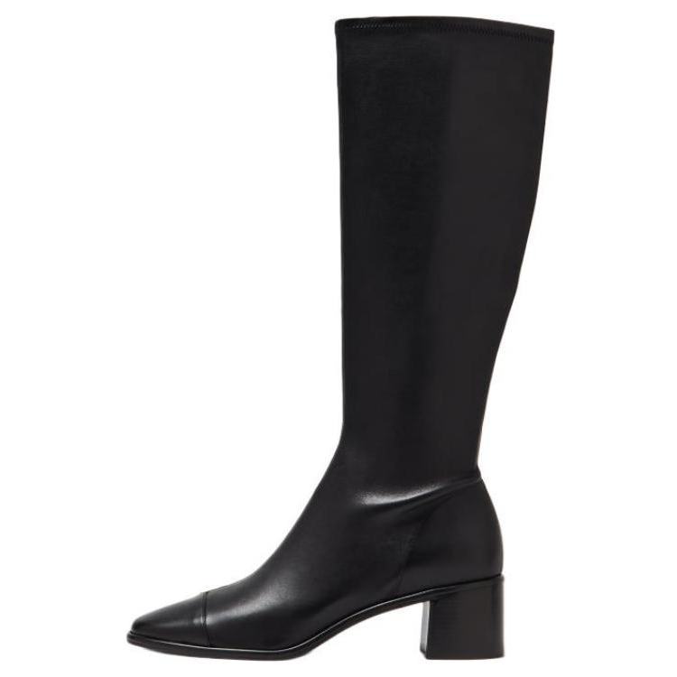 TORY BURCH TORY BURCH Leather Knee high Boots 5.5cm Women's Black