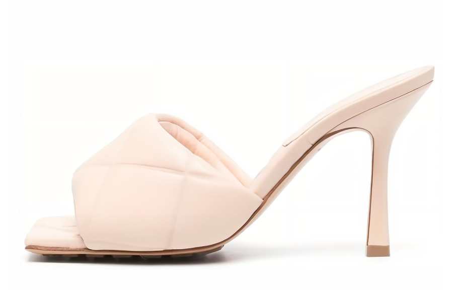 Bottega Veneta Lido Slim Heel High Heels 10cm Women's Pink