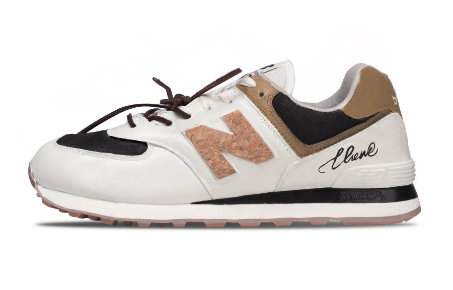 New Balance New Balance NB 574 Fabric Slip Resistant Abrasion Resistant Low top Running Shoes Unisex Brown Black