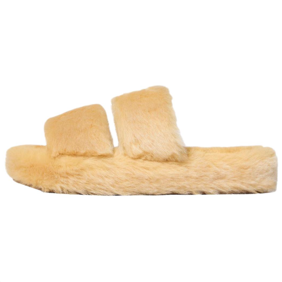CELINE CELINE Triomphe Slide Slippers Women's Cigar Brown