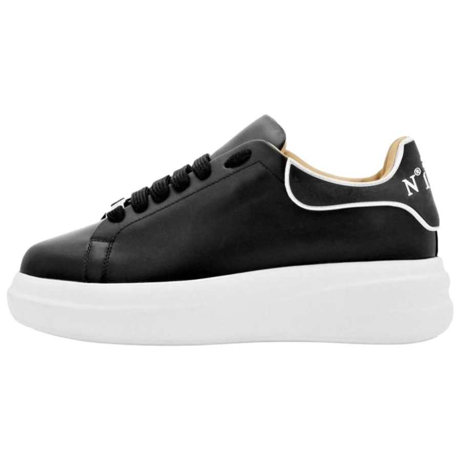 PHILIPP PLEIN Lo Top Leather Low top Skateboard Shoes Unisex Black
