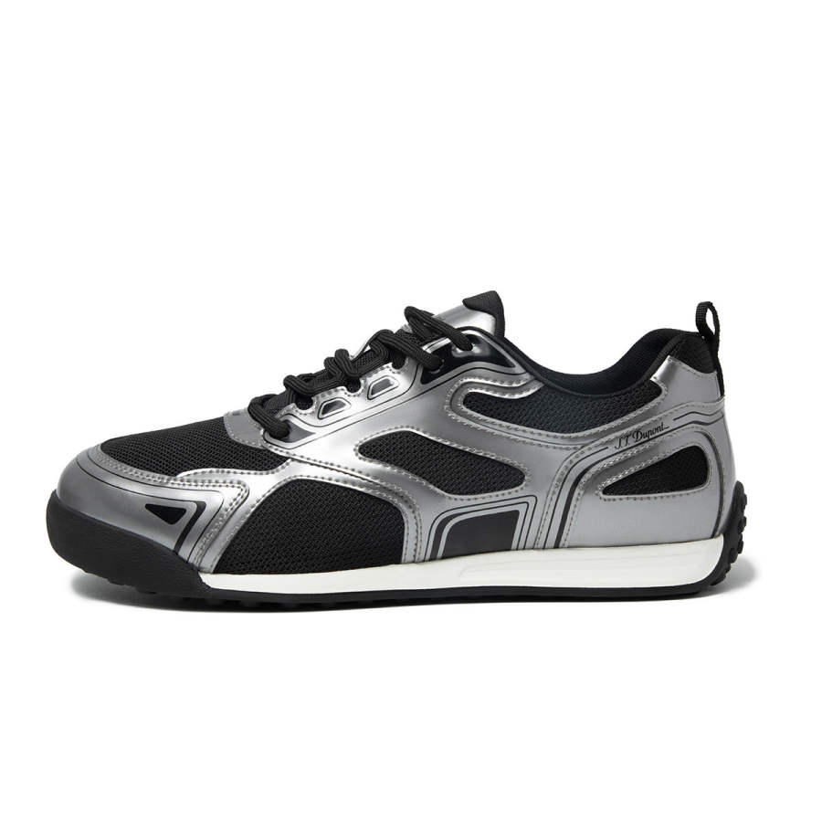 S.T.Dupont S. T.DUPONT Low top Casual Shoes Unisex White/Black/Gray