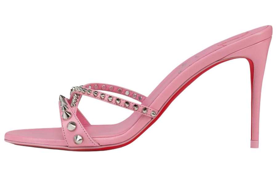 Christian Louboutin Slide Slippers Women's Pink
