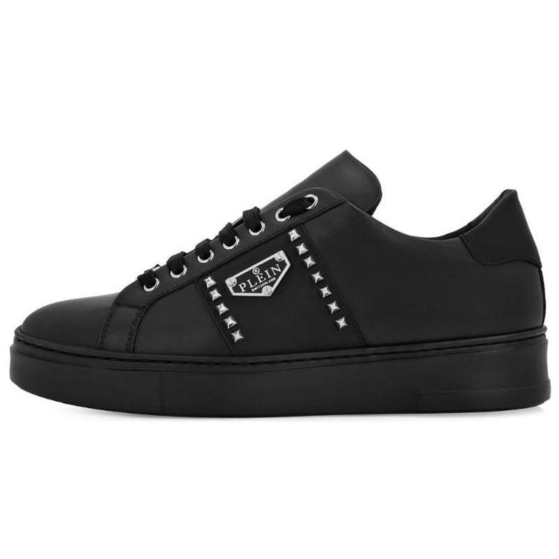 PHILIPP PLEIN Hexagon Low top Skateboard Shoes Women's Black
