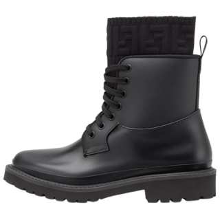 FENDI Women's Rockoko PVC Biker Boot 'Black'