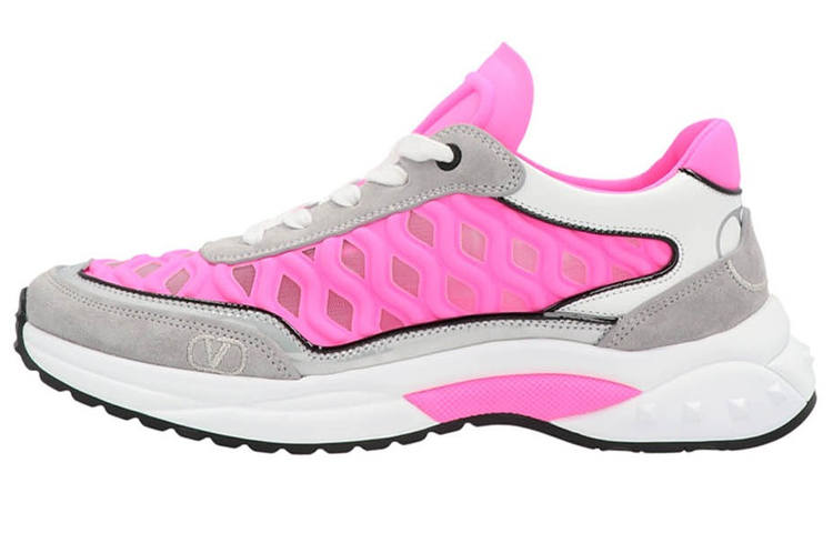 Valentino Women's Ready Go Runner 'Grey Bright Pink'