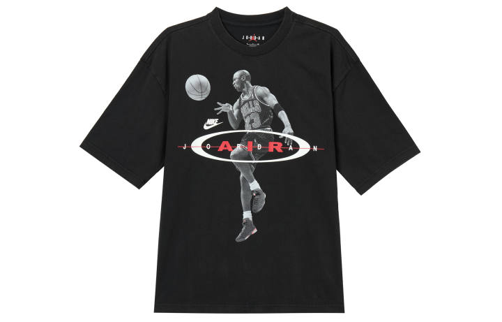 Jordan Jordan Air T Shirts Men's Black Crew Neck Moderate