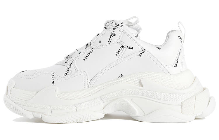 Balenciaga Triple S Low top Chunky Sneakers Women's White