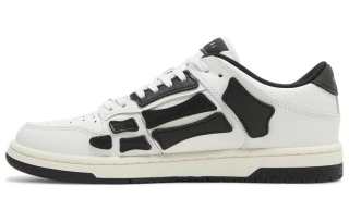 AMIRI Skel Top Low White Black White