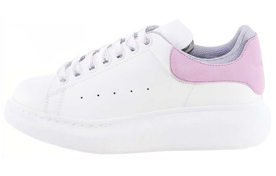 Alexander McQueen Oversized Low Top Sneakers 'White Pink Purple' Women's