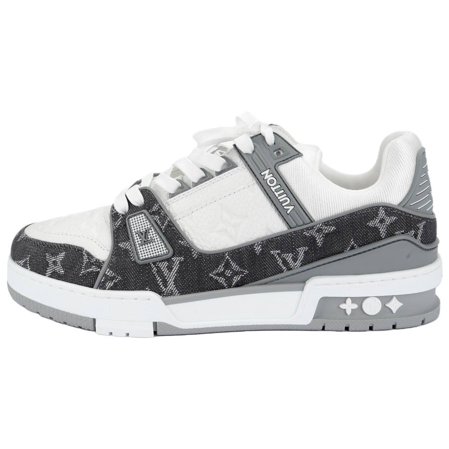 LOUIS VUITTON Trainer Low top Skateboard Shoes Women's Gray